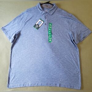 NWT G.H. Bass & Co. Blue Performance Polo Shirt